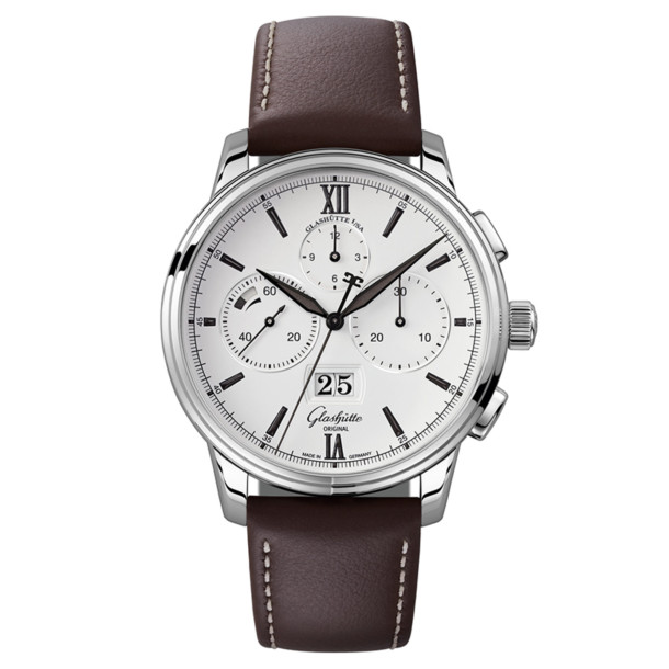         Damen- und Herrenuhr, Automatik, Glashütte Original Senator Chronograph 
Panoramadatum