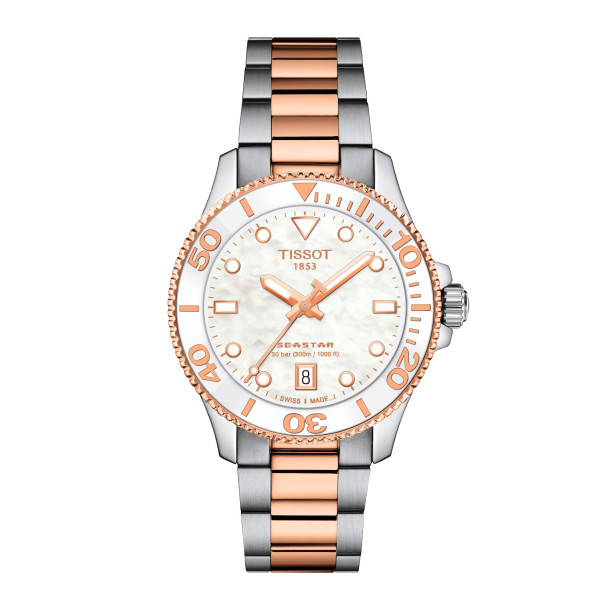         Damenuhr, Quarzwerk, Tissot Seastar 1000 36mm