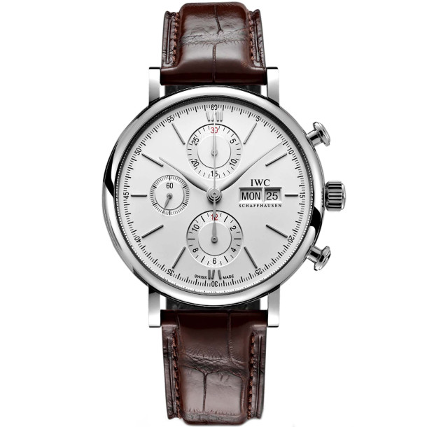         Damen- und Herrenuhr, Automatik, IWC Schaffhausen Portofino Chronograph