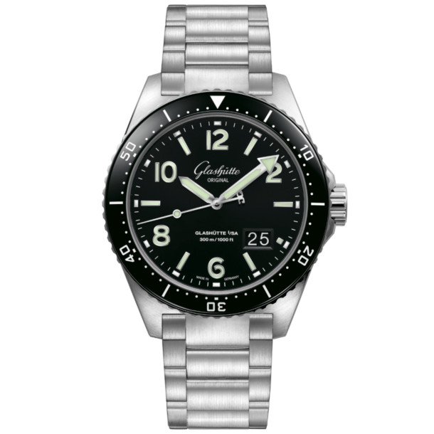         Herrenuhr, Automatik, Glashütte Original SeaQ Panoramadatum