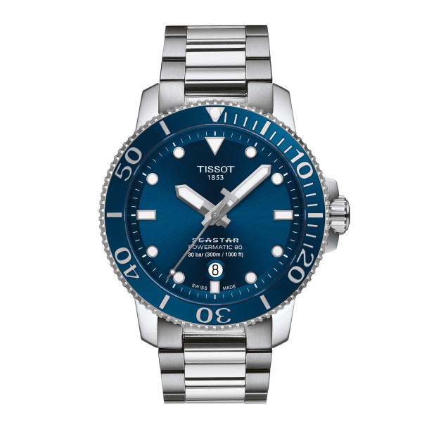         Herrenuhr, Automatik, Tissot Seastar 1000 43mm