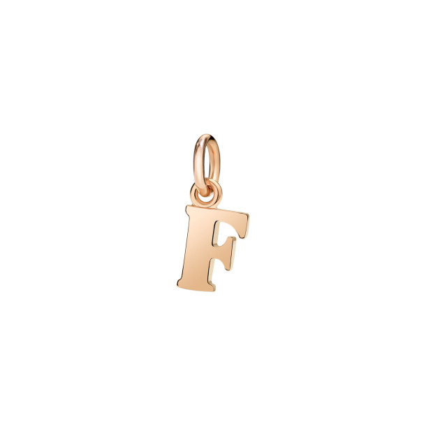         Roségold, Halsschmuck, DoDo Anhänger Buchstabe F