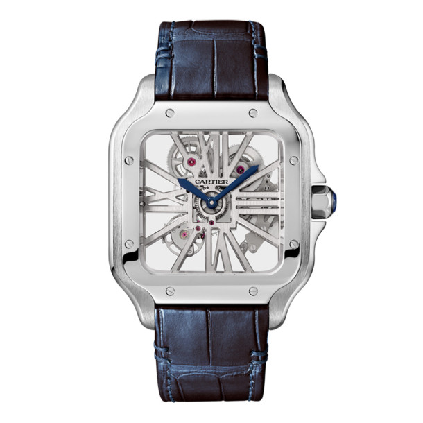        Damen- und Herrenuhr, Handaufzug, Cartier Santos de Cartier