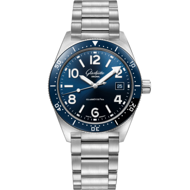         Damen- und Herrenuhr, Automatik, Glashütte Original SeaQ
