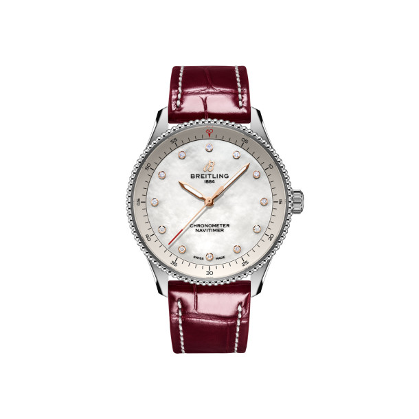         Damenuhr, Quarzwerk, Breitling Navitimer 32