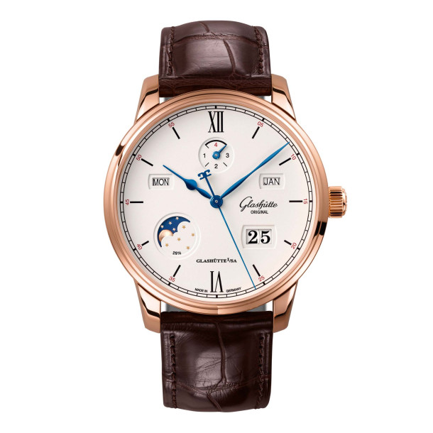         Damen- und Herrenuhr, Automatik, Glashütte Original Senator Excellence Ewiger Kalender