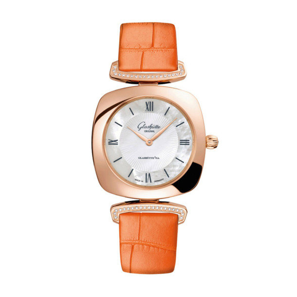         Damenuhr, Quarzwerk, Glashütte Original Pavonina