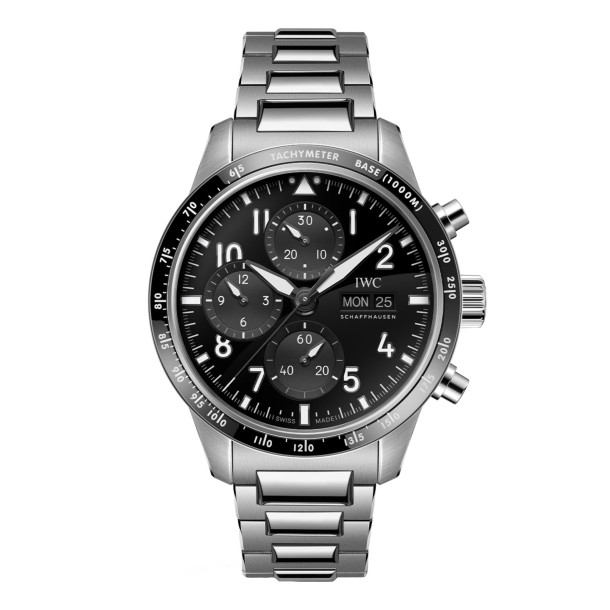         Damen- und Herrenuhr, Automatik, IWC Schaffhausen Pilot's Watch Performance Chronograph 41 AMG