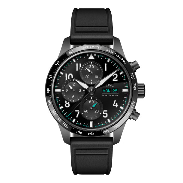         Damen- und Herrenuhr, Automatik, IWC Schaffhausen Pilot's Watch Performance Chronograph 41 Mercedes-AMG PETRONAS Formula One™ Team