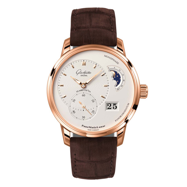         Damen- und Herrenuhr, Automatik, Glashütte Original PanoMaticLunar