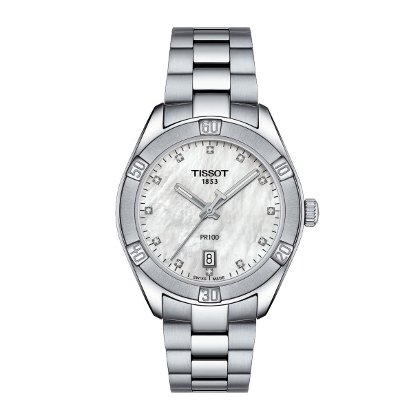         Damenuhr, Quarzwerk, Tissot PR 100 Sport Chic 36mm