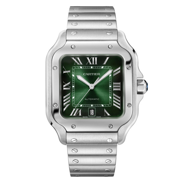         Damen- und Herrenuhr, Automatik, Cartier Santos de Cartier