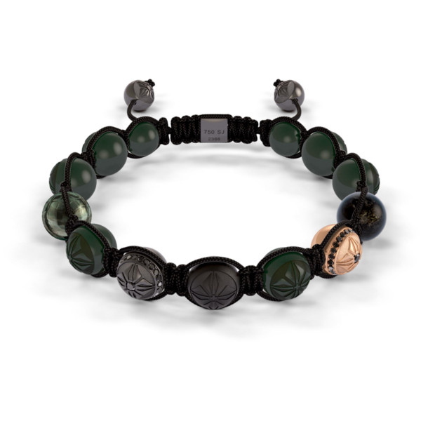         Weißgold, Armschmuck, Shamballa Jewels Braided Armband