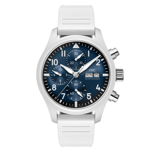         Damen- und Herrenuhr, Automatik, IWC Schaffhausen Pilot's Watch Chronograph 41 Le Petit Prince