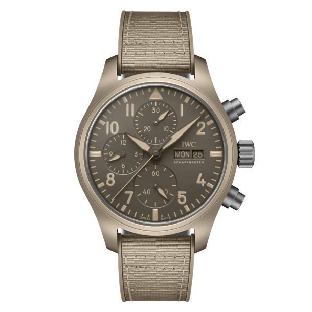         Damen- und Herrenuhr, Automatik, IWC Schaffhausen Pilot's Watch Chronograph 41 TOP GUN Mojave Desert