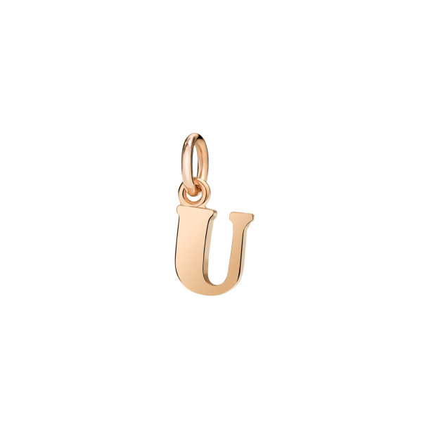         Roségold, Halsschmuck, DoDo Anhänger Buchstabe U