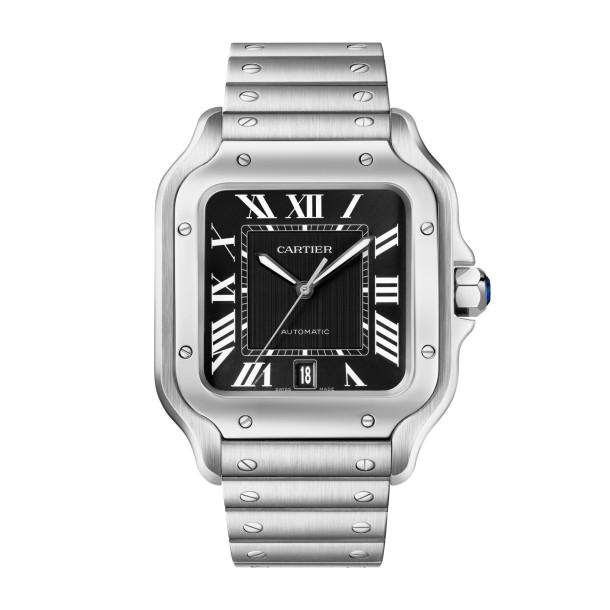         Damen- und Herrenuhr, Automatik, Cartier Santos de Cartier