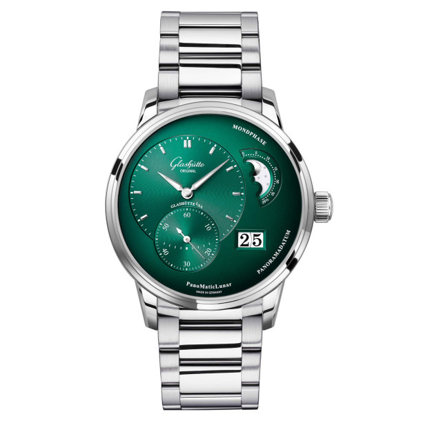        Damen- und Herrenuhr, Automatik, Glashütte Original PanoMaticLunar