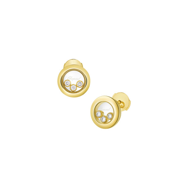         Gelbgold, Ohrringe, Chopard Happy Diamonds Icons Ohrstecker