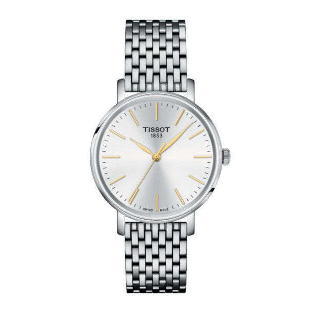         Damen- und Herrenuhr, Quarzwerk, Tissot Everytime 34mm
