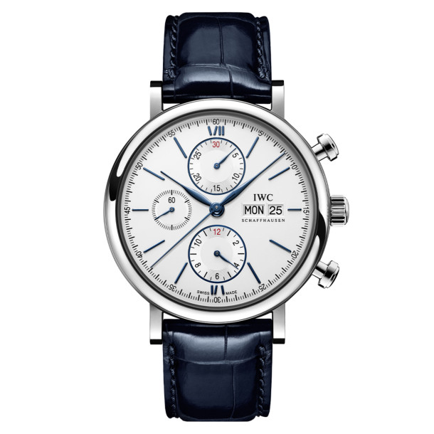        Damen- und Herrenuhr, Automatik, IWC Schaffhausen Portofino Chronograph
