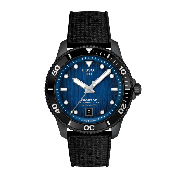         Damen- und Herrenuhr, Automatik, Tissot Seastar 1000 40mm