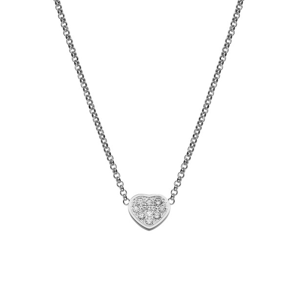         Weißgold, Halsschmuck, Chopard My Happy Hearts Halskette