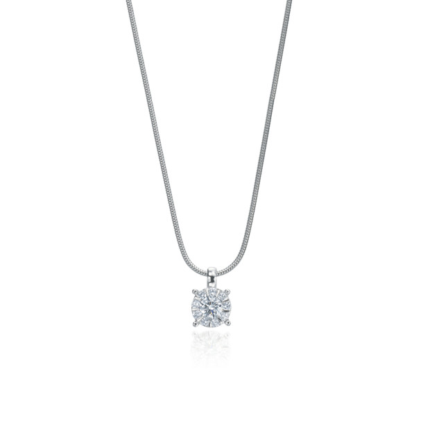        Weißgold, Halsschmuck, Heinz Mayer Solitage® Collier