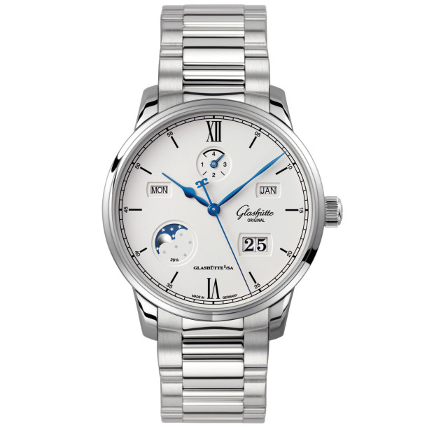         Damen- und Herrenuhr, Automatik, Glashütte Original Senator Excellence Ewiger Kalender