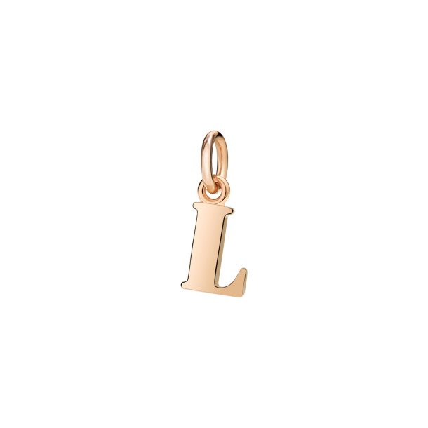        Roségold, Halsschmuck, DoDo Anhänger Buchstabe L
