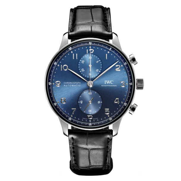         Damen- und Herrenuhr, Automatik, IWC Schaffhausen Portugieser Chronograph