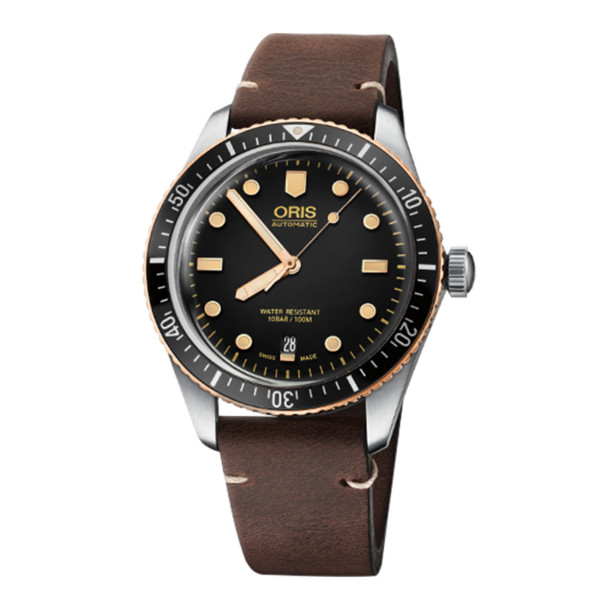         Damen- und Herrenuhr, Automatik, ORIS Divers Sixty‑Five