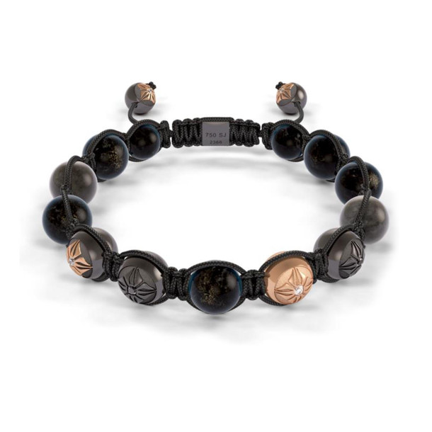         Roségold, Armschmuck, Shamballa Jewels Braided Armband