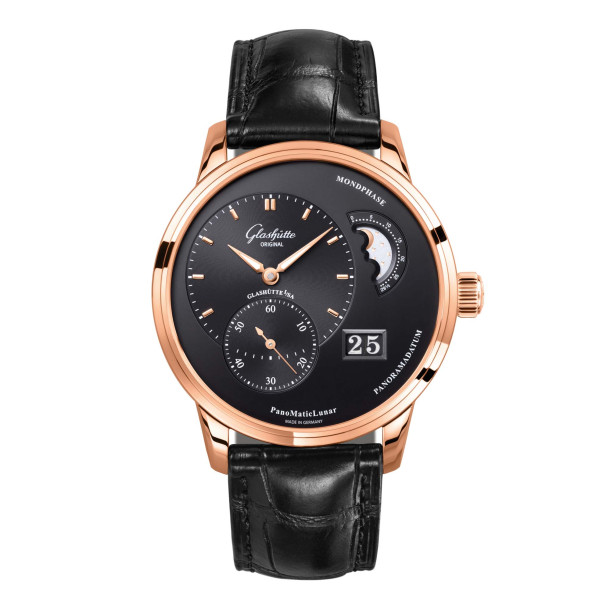         Damen- und Herrenuhr, Automatik, Glashütte Original PanoMaticLunar