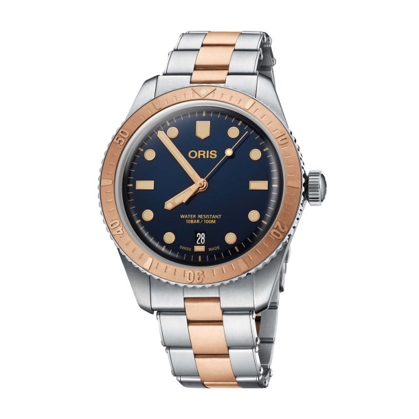         Damen- und Herrenuhr, Automatik, ORIS Divers Sixty‑Five