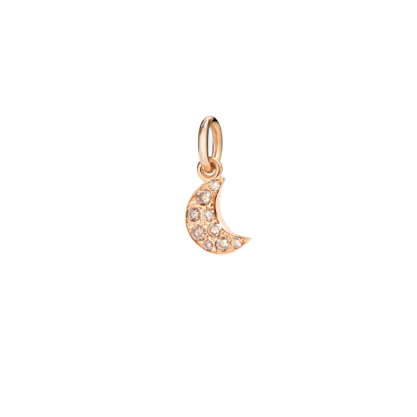         Roségold, Halsschmuck, DoDo Anhänger Mond „Precious“