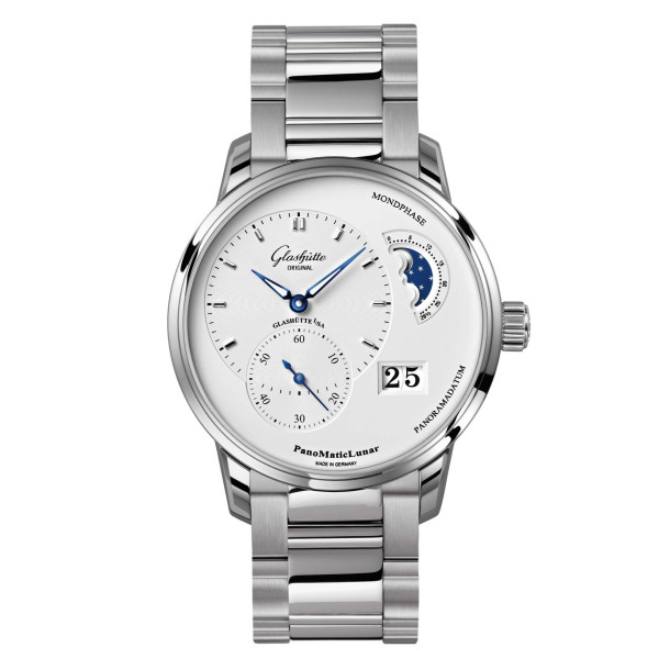        Damen- und Herrenuhr, Automatik, Glashütte Original PanoMaticLunar