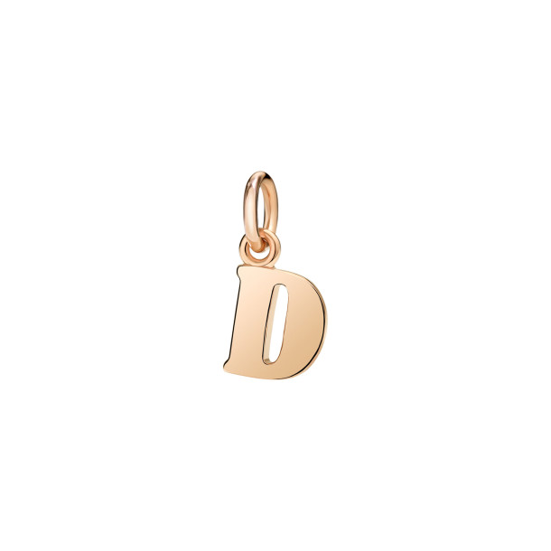         Roségold, Halsschmuck, DoDo Anhänger Buchstabe D