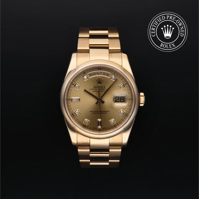 Rolex Oyster Perpetual Day-Date 36 Herrenuhr (M118208-0034)