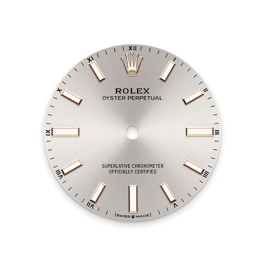 Silbernes Zifferblatt