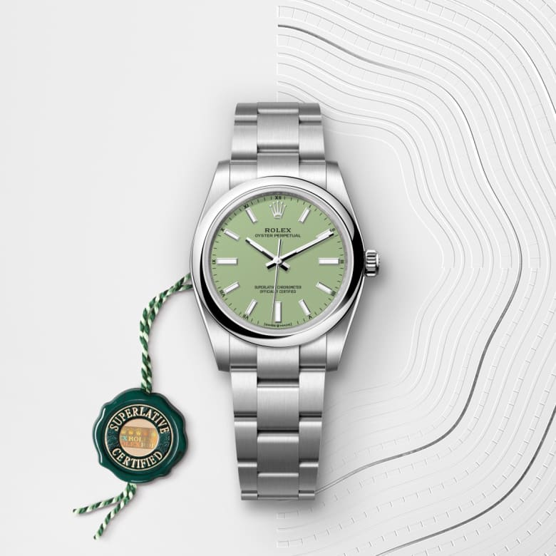 Rolex Oyster Perpetual 34 124200 Herrenuhr Bild 4
