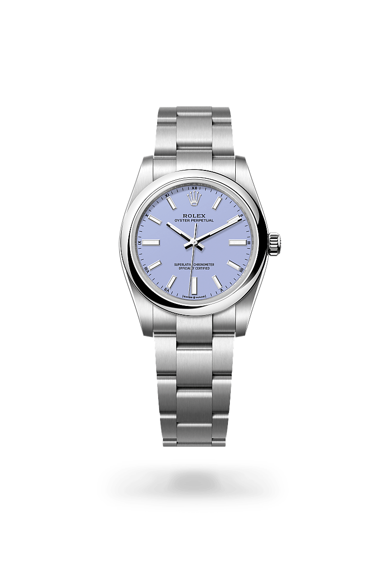 Rolex Oyster Perpetual 34 M124200-0008 Herrenuhr - Oyster, 34 mm, Edelstahl Oystersteel 