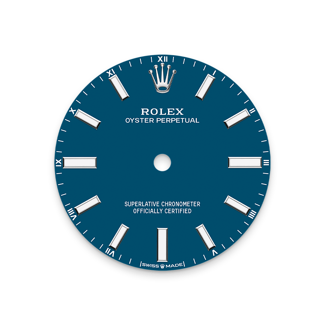 Zifferblatt in Med blue