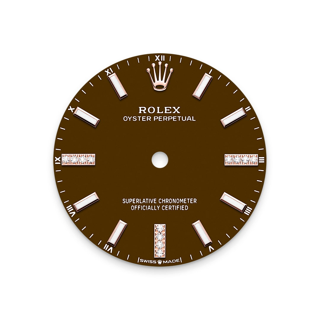 Zifferblatt in Brown stone 