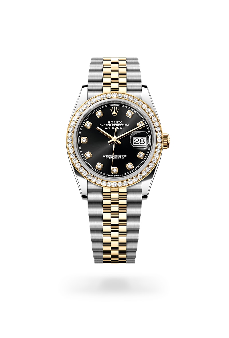 Rolex Datejust 36 M126283RBR-0007 Herrenuhr - Oyster, 36 mm, Edelstahl Oystersteel und Gelbgold mit Diamanten