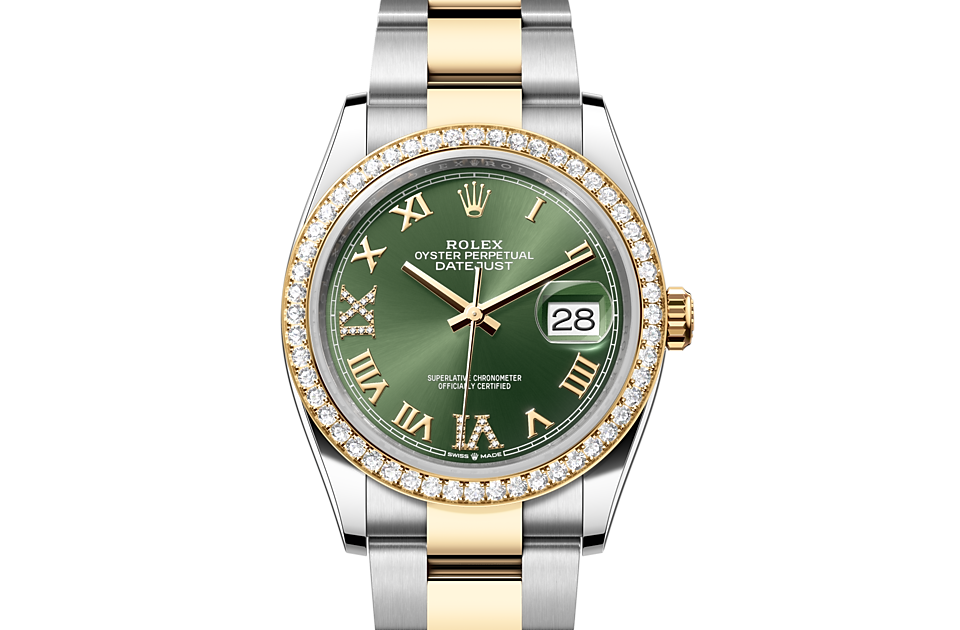 Rolex Datejust in Edelstahl Oystersteel und Gold, M126283RBR-0012  