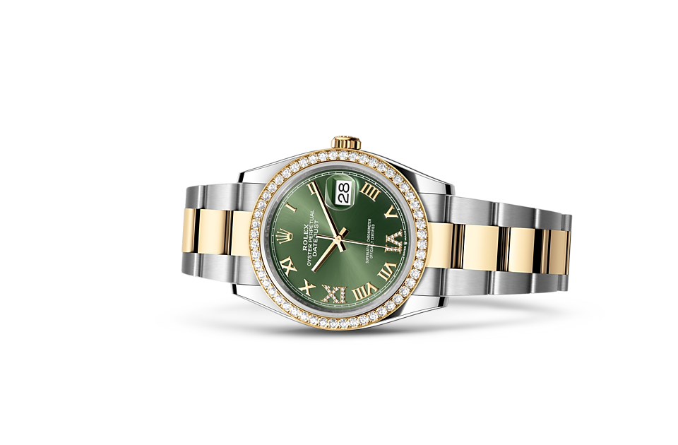 Rolex Datejust in Edelstahl Oystersteel und Gold, M126283RBR-0012 