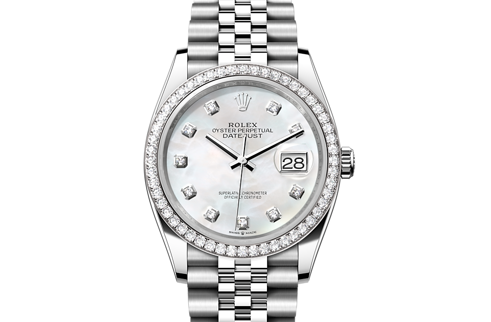 Rolex Datejust in Edelstahl Oystersteel, Edelstahl Oystersteel und  