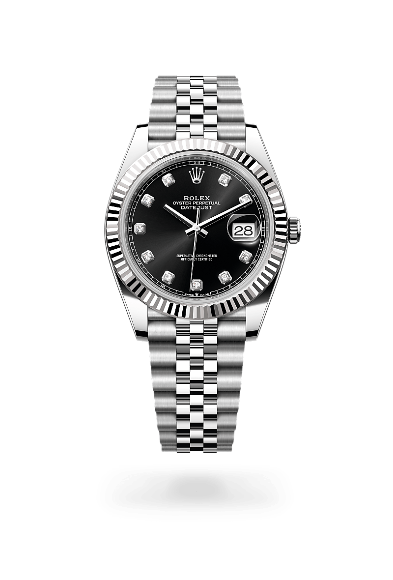 Rolex Datejust 41 M126334-0012 Herrenuhr - Oyster, 41 mm, Edelstahl Oystersteel und Weißgold