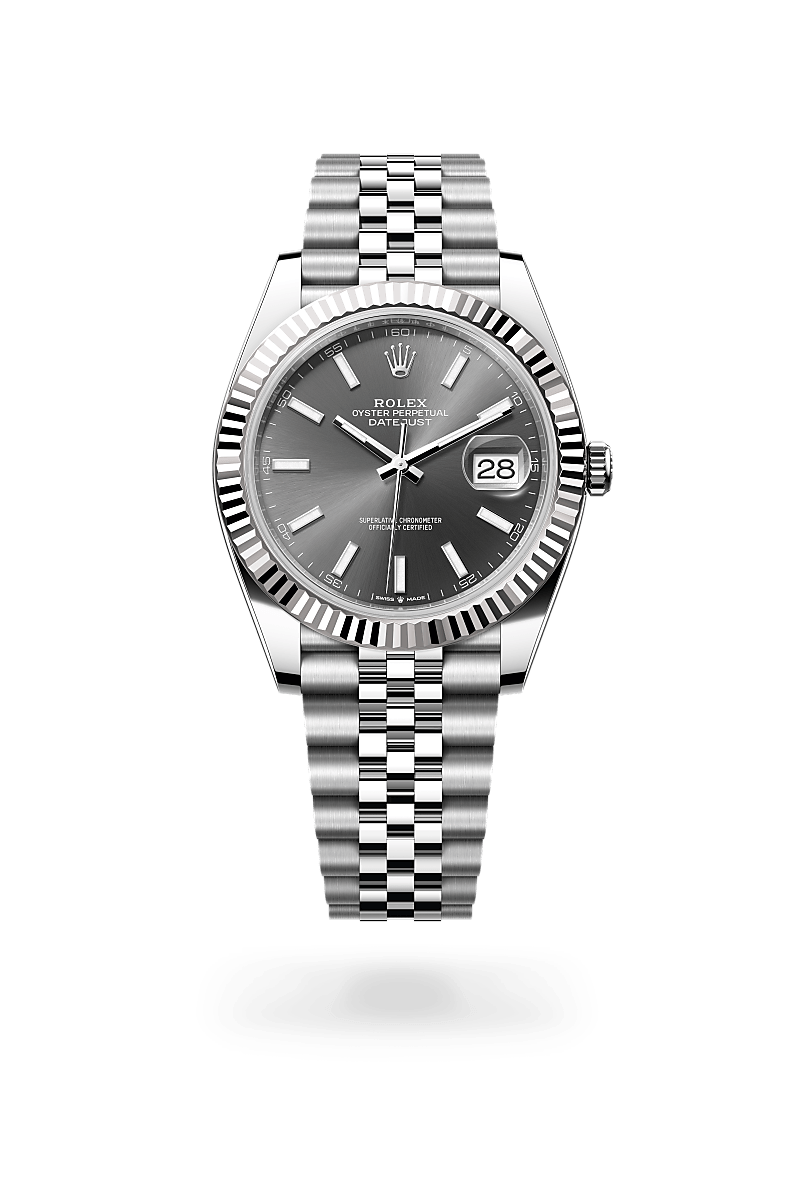 Rolex Datejust 41 M126334-0014 Herrenuhr - Oyster, 41 mm, Edelstahl Oystersteel und Weißgold